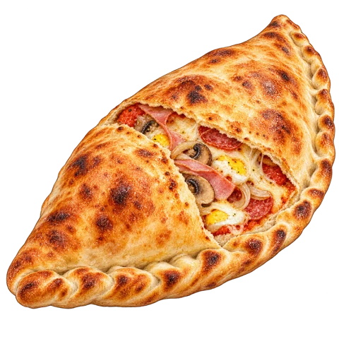 Ilustrácia: Calzone prekladaná